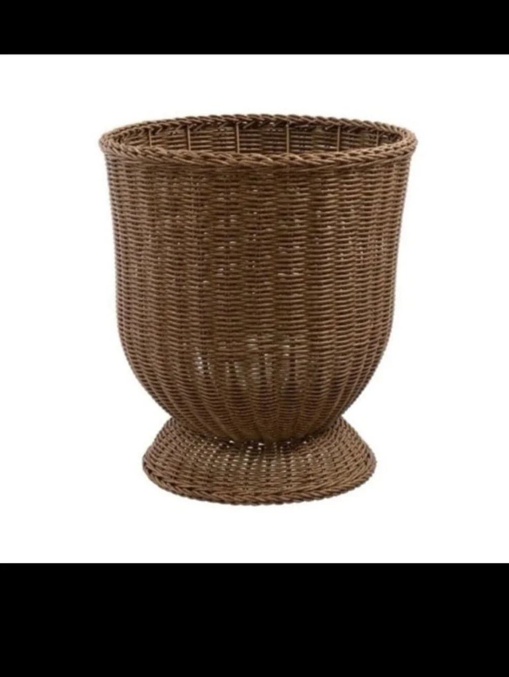 Woven Rattan Floor Planter
